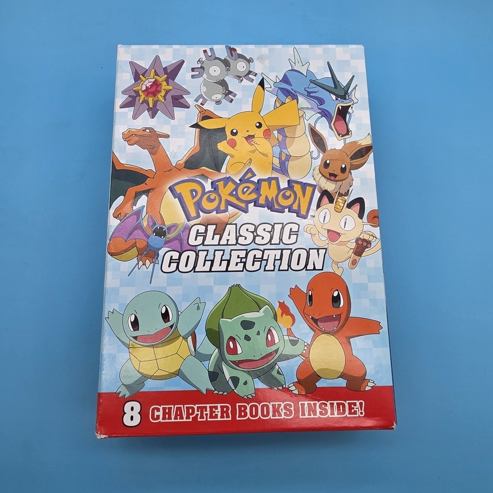 Pokemon‎ Classic Collection 8 Chapter Books Boxed Set Complete Scholastic